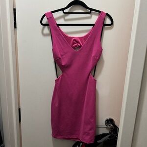 Bebe Fuchsia Sleeveless Dress
